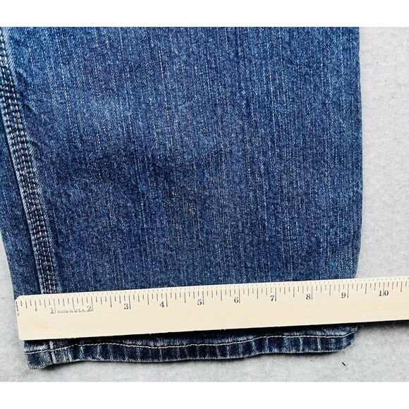 Dickies Carpenter Jeans Mens 42x32 Utility Workwear Straight Fit Hammer Loop - Picture 10 of 14